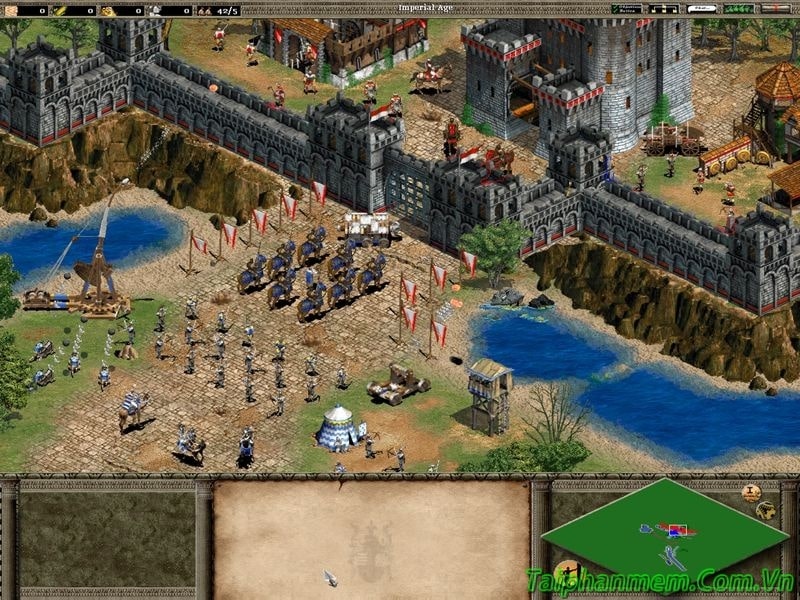 Cấu hình trò chơi Age Of Empires 2 vô cùng hấp dẫn, thú vị